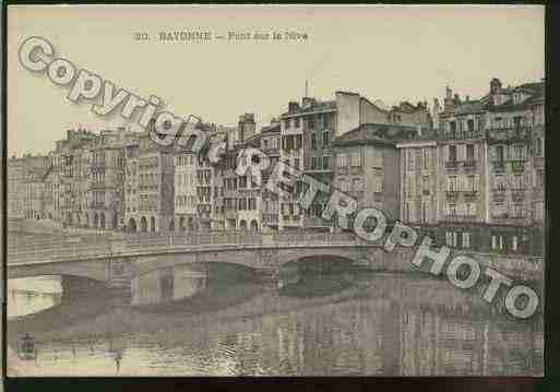 Ville de BAYONNE Carte postale ancienne