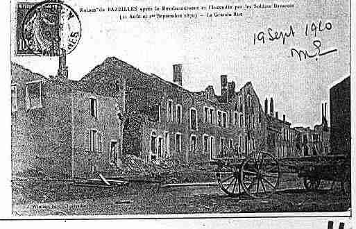 Ville de BAZEILLES Carte postale ancienne