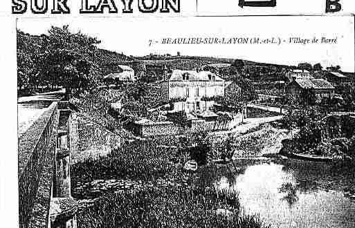 Ville de BEAULIEUSURLAYON Carte postale ancienne