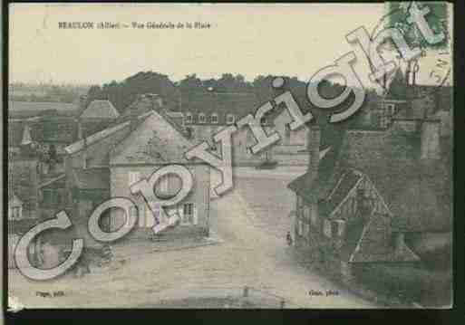 Ville de BEAULON Carte postale ancienne