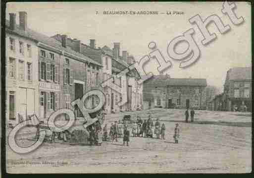 Ville de BEAUMONTENARGONNE Carte postale ancienne