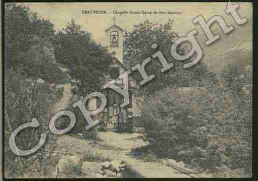 Ville de BEAUVEZER Carte postale ancienne