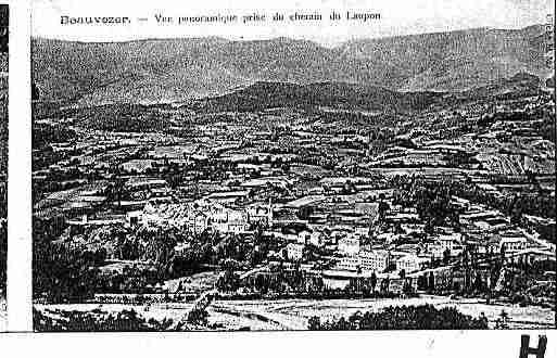 Ville de BEAUVEZER Carte postale ancienne