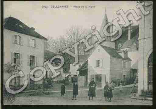 Ville de BELLENAVES Carte postale ancienne