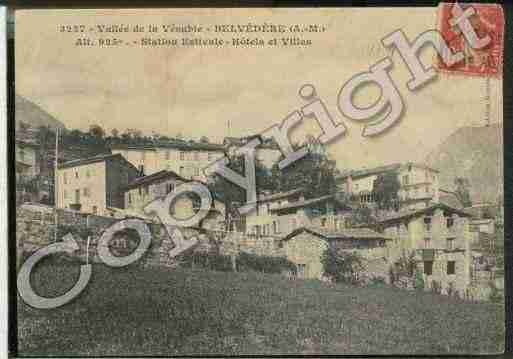 Ville de BELVEDERE Carte postale ancienne