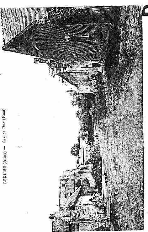 Ville de BERLISE Carte postale ancienne Ville de BERLISE Carte postale ancienne