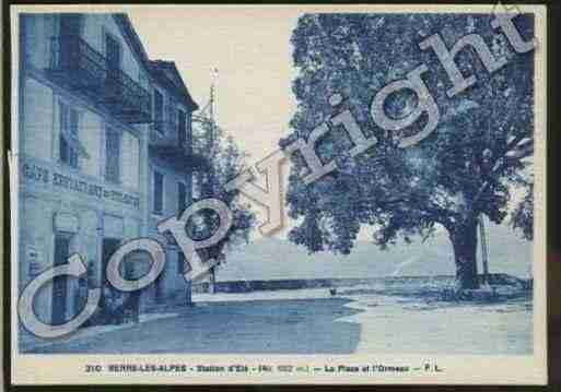 Ville de BERRELESALPES Carte postale ancienne