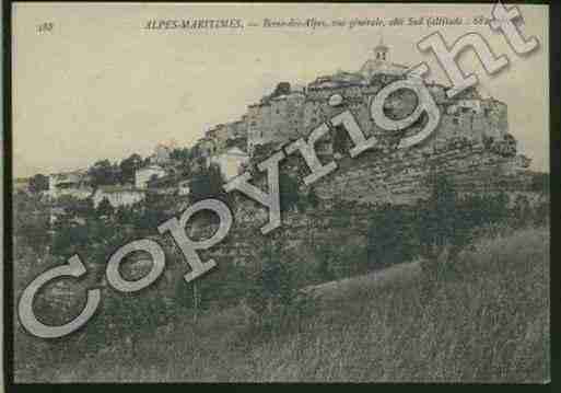 Ville de BERRELESALPES Carte postale ancienne