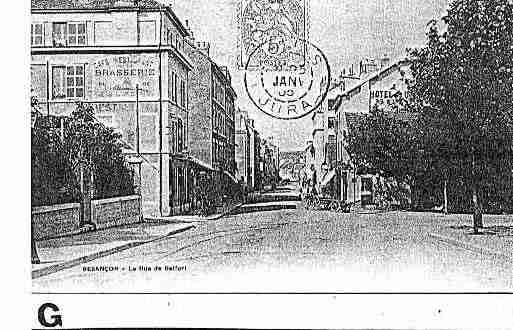 Ville de BESANCON Carte postale ancienne