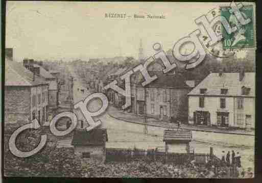 Ville de BEZENET Carte postale ancienne