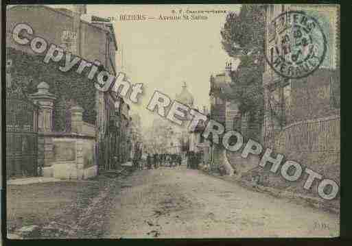 Ville de BEZIERS Carte postale ancienne