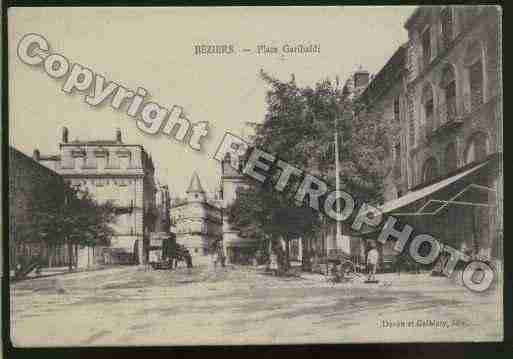 Ville de BEZIERS Carte postale ancienne