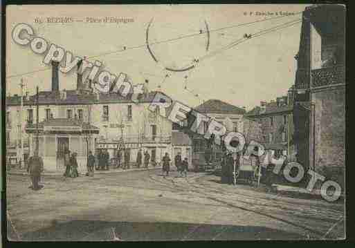 Ville de BEZIERS Carte postale ancienne