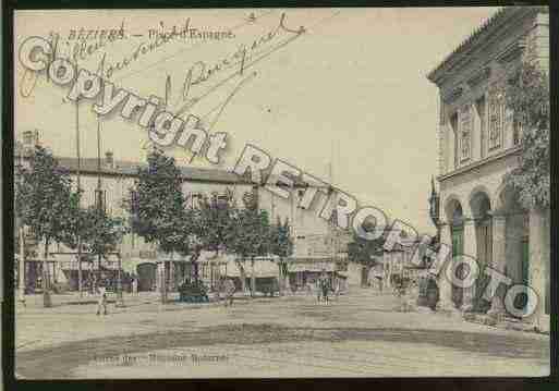 Ville de BEZIERS Carte postale ancienne