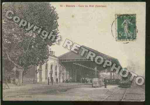 Ville de BEZIERS Carte postale ancienne