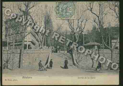 Ville de BEZIERS Carte postale ancienne