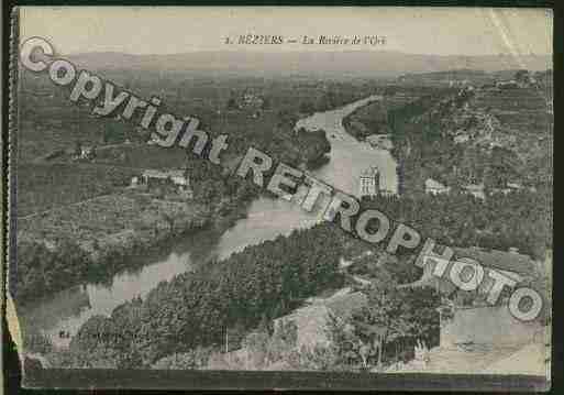 Ville de BEZIERS Carte postale ancienne