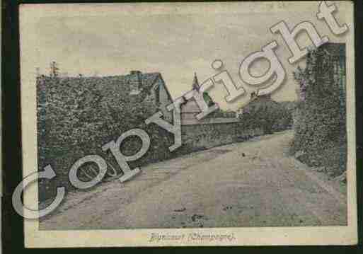 Ville de BIGNICOURT Carte postale ancienne