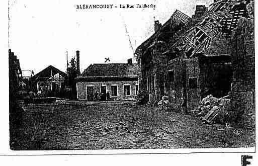 Ville de BLERANCOURT Carte postale ancienne