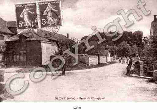 Ville de BLIGNY Carte postale ancienne