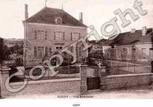 Ville de BLIGNY Carte postale ancienne