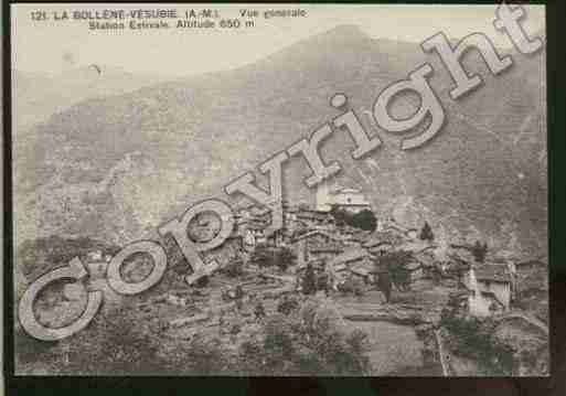 Ville de BOLLENEVESUBIE(LA) Carte postale ancienne