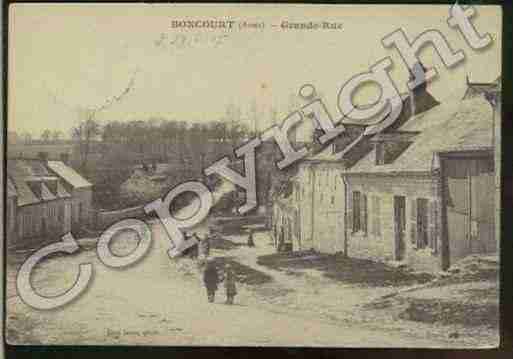 Ville de BONCOURT Carte postale ancienne