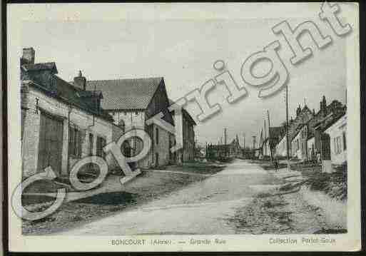 Ville de BONCOURT Carte postale ancienne