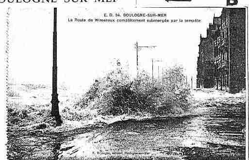 Ville de BOULOGNESURMER Carte postale ancienne