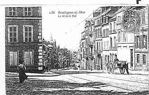 Ville de BOULOGNESURMER Carte postale ancienne