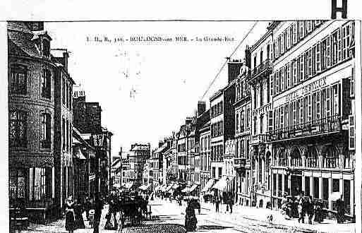 Ville de BOULOGNESURMER Carte postale ancienne