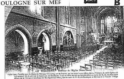 Ville de BOULOGNESURMER Carte postale ancienne