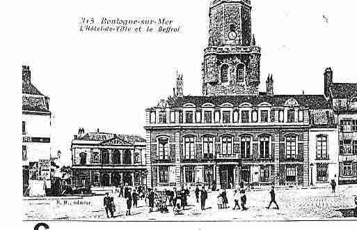 Ville de BOULOGNESURMER Carte postale ancienne