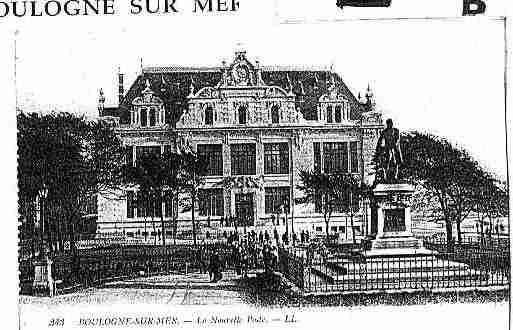 Ville de BOULOGNESURMER Carte postale ancienne