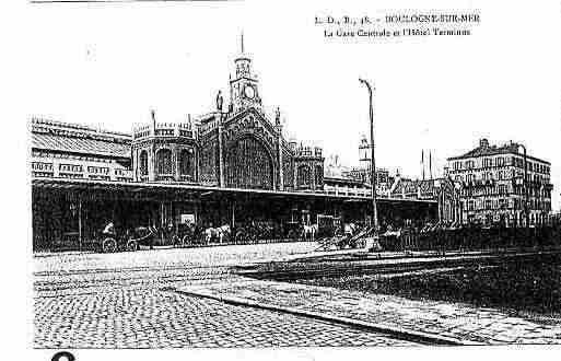 Ville de BOULOGNESURMER Carte postale ancienne