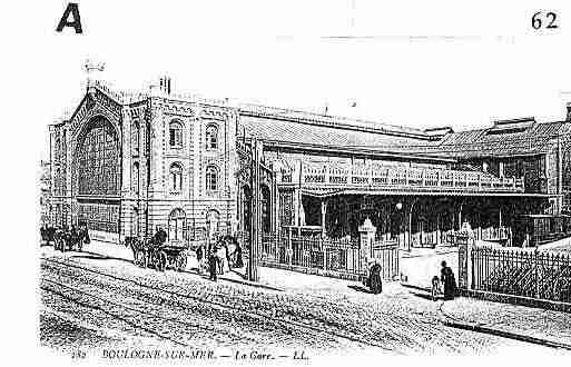 Ville de BOULOGNESURMER Carte postale ancienne