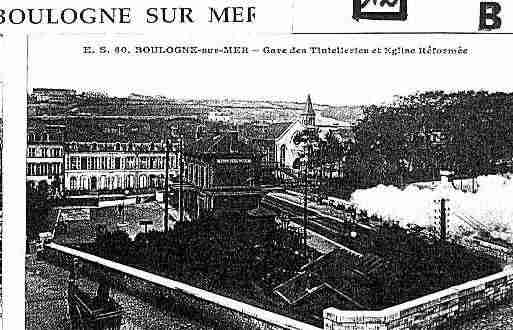 Ville de BOULOGNESURMER Carte postale ancienne