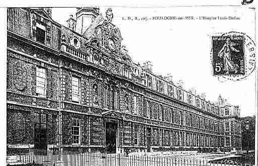 Ville de BOULOGNESURMER Carte postale ancienne