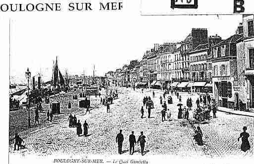 Ville de BOULOGNESURMER Carte postale ancienne