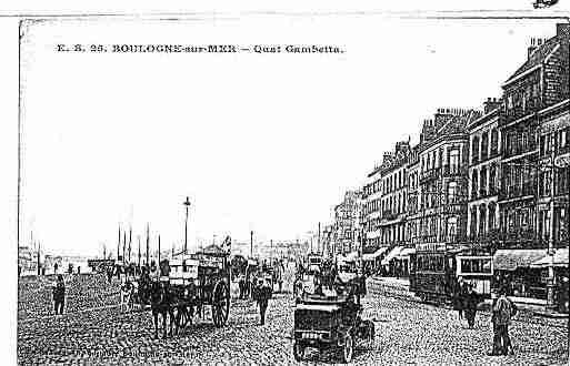 Ville de BOULOGNESURMER Carte postale ancienne Ville de BOULOGNESURMER Carte postale ancienne