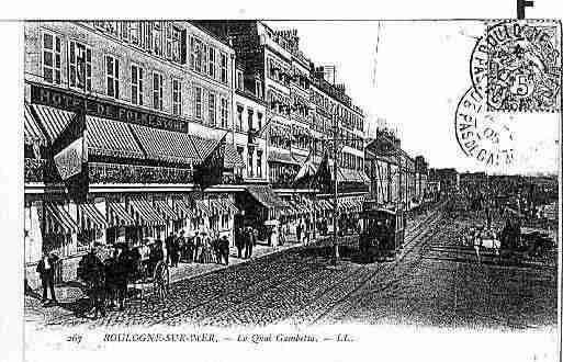 Ville de BOULOGNESURMER Carte postale ancienne Ville de BOULOGNESURMER Carte postale ancienne