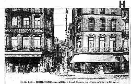 Ville de BOULOGNESURMER Carte postale ancienne Ville de BOULOGNESURMER Carte postale ancienne