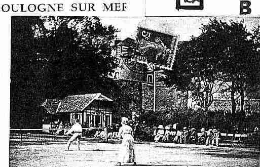 Ville de BOULOGNESURMER Carte postale ancienne