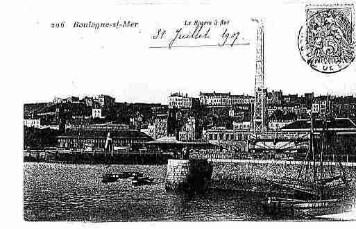 Ville de BOULOGNESURMER Carte postale ancienne