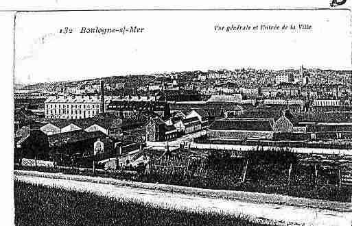 Ville de BOULOGNESURMER Carte postale ancienne