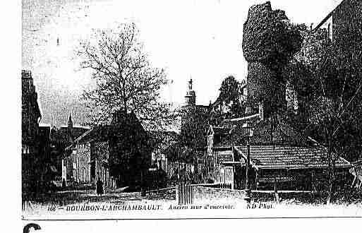Ville de BOURBONL\'ARCHAMBAULT Carte postale ancienne