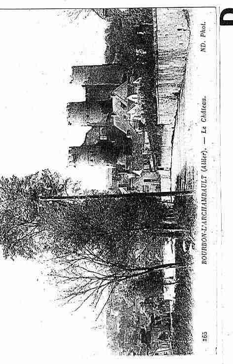 Ville de BOURBONL\'ARCHAMBAULT Carte postale ancienne