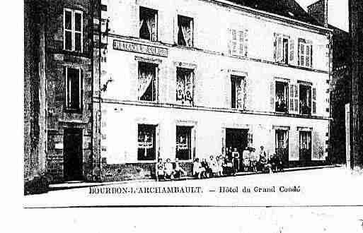 Ville de BOURBONL\\\'ARCHAMBAULT Carte postale ancienne Ville de BOURBONL\\\'ARCHAMBAULT Carte postale ancienne