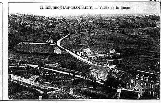 Ville de BOURBONL\\\'ARCHAMBAULT Carte postale ancienne Ville de BOURBONL\\\'ARCHAMBAULT Carte postale ancienne