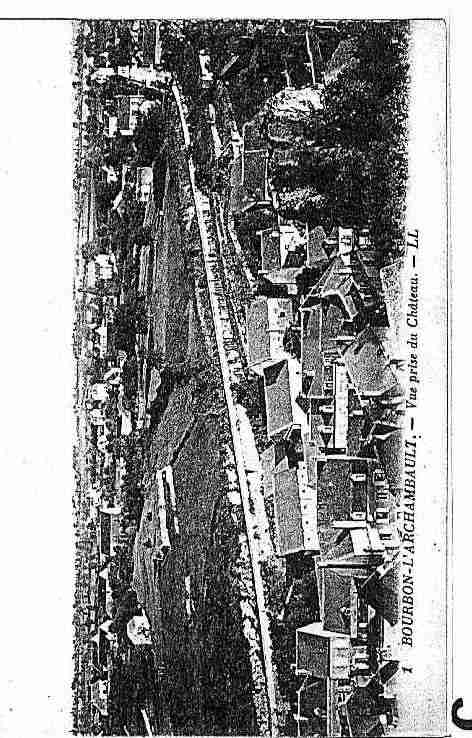 Ville de BOURBONL\'ARCHAMBAULT Carte postale ancienne